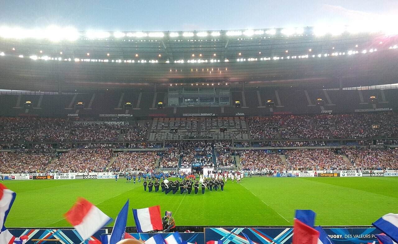 Rugby World Cup warm-up match France vs England