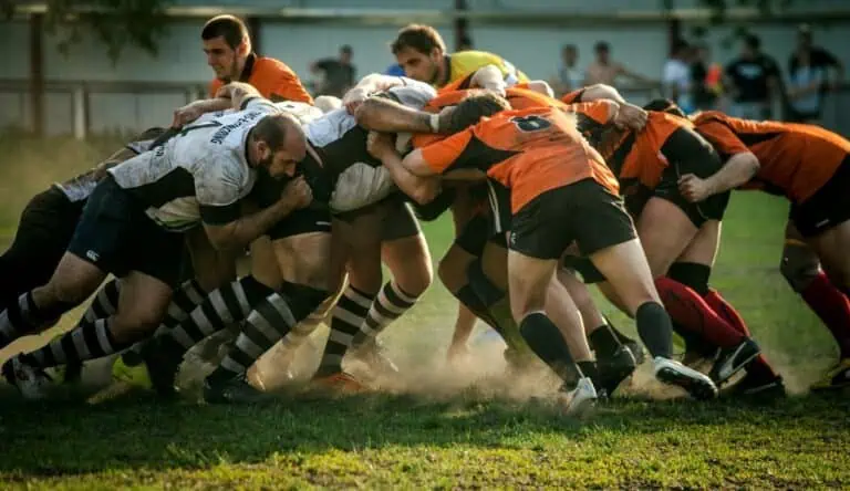 The World Rugby Nations Cup, Unsplash, players fighting for the ball